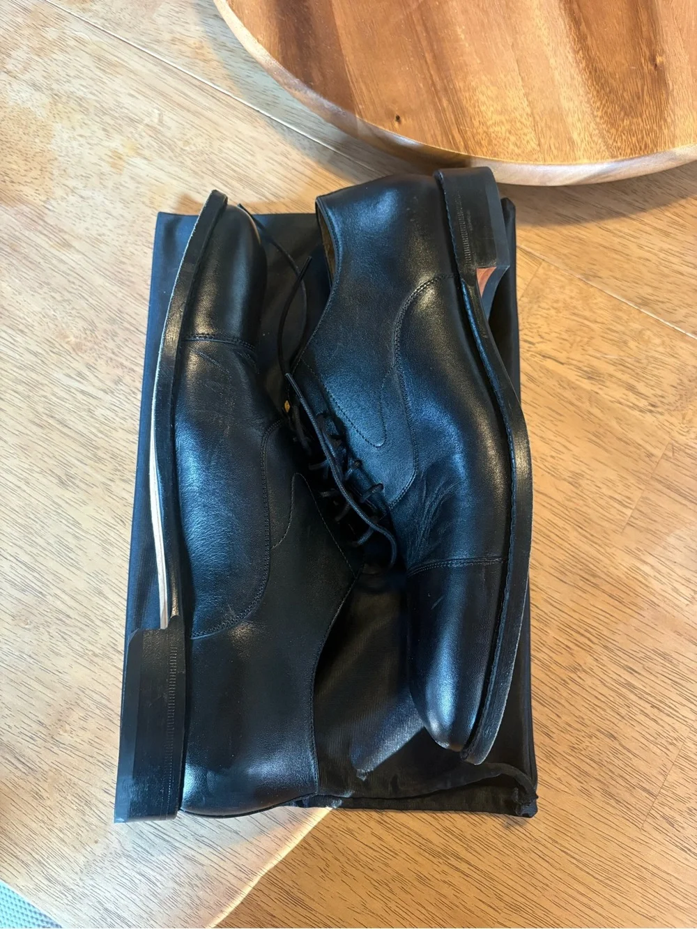Beckett Simonon Black Dean Oxford Shoes